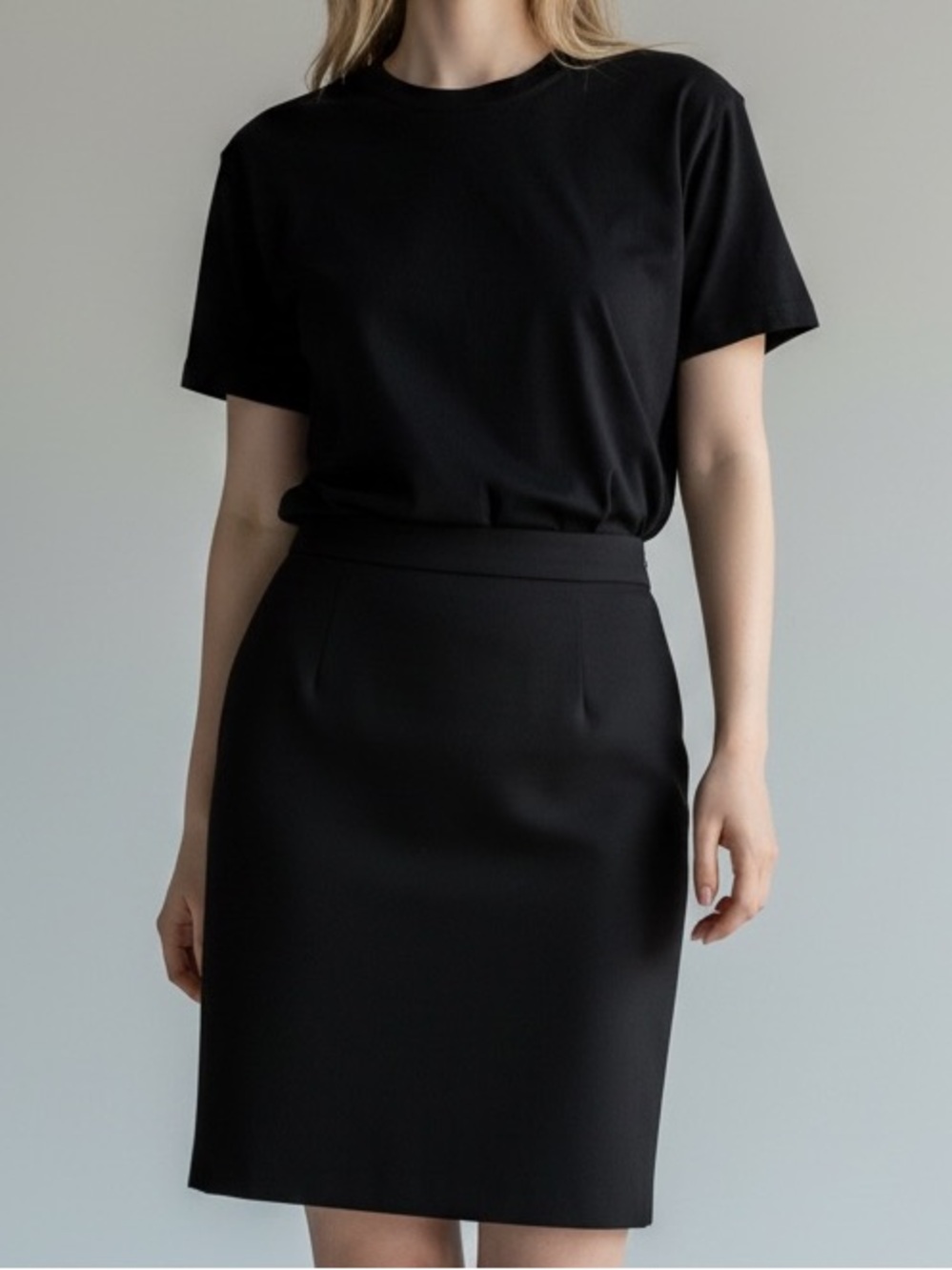 Ann Taylor Petites Vintage Classic Silk A-line Skirt Size Black 8P